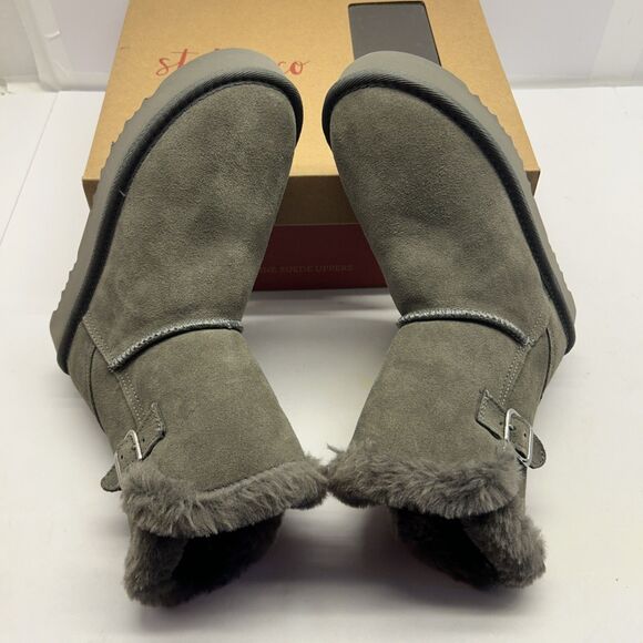 Style & Co Women's Tiny 2 Winter Booties Dark Grey Suede Size 6 M New - Picture 4 of 9